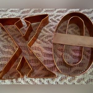 VTG Williams Sonoma & Sur La Table Large Hvy Gauge Copper Cookie Cutters - Set 9